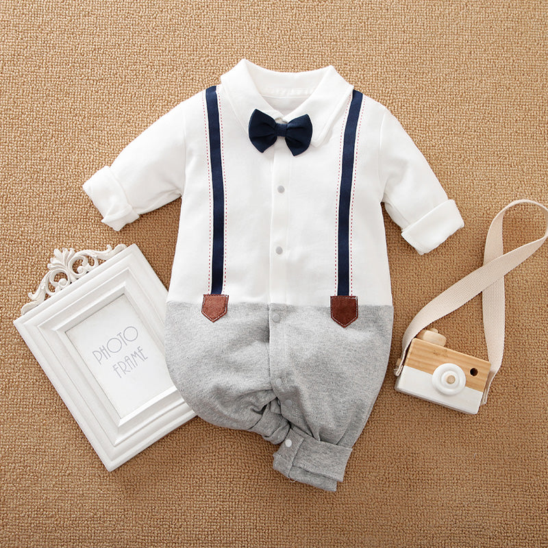 Baby Romper Gift Set Baby boy Gentleman suits -2