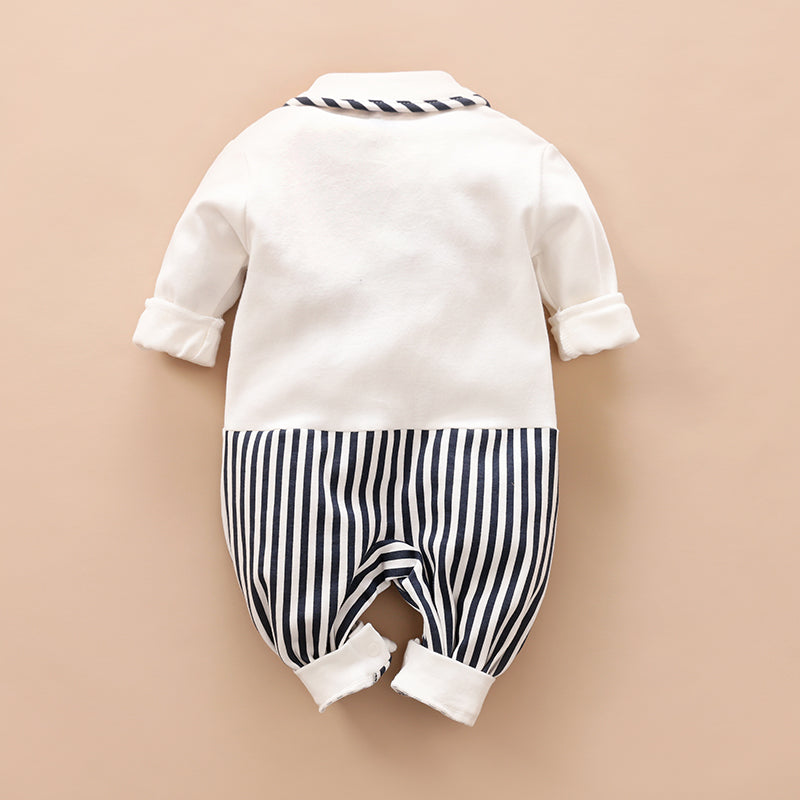 Cute Baby Pinstripe Romper