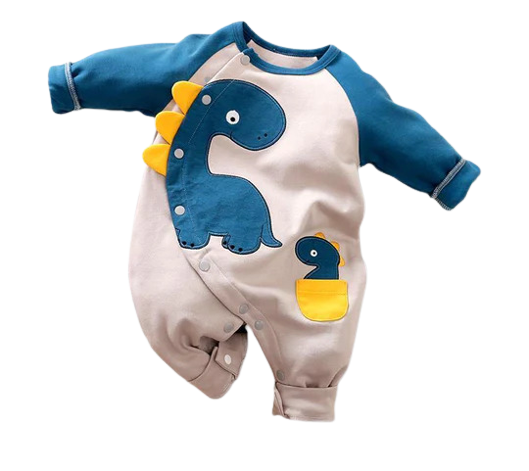 Baby Romper Gift Set Baby Elephant Baby Penguin and Baby Dino Romper -3