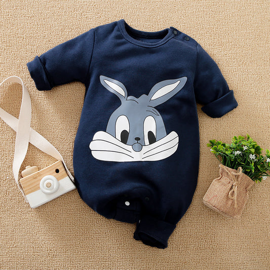 Blue Rabbit Baby Romper