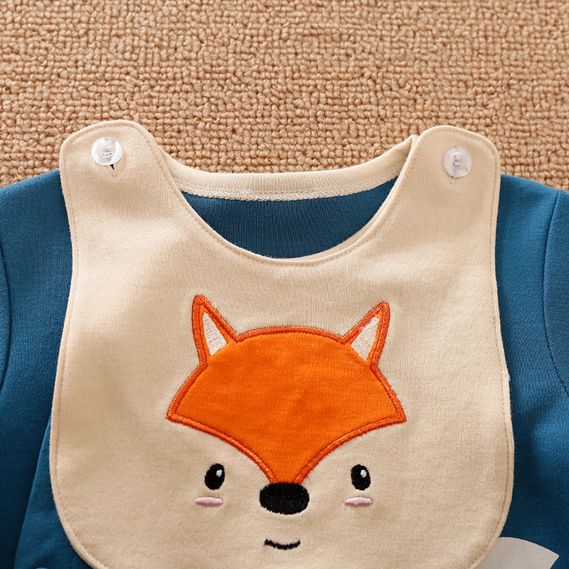 Baby Romper Gift Set Baby Fox Baby Penguin and Baby Dinosaur Romper -3