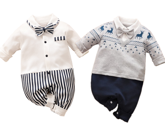 Baby Romper Gift Set Baby boy Gentleman suits -2