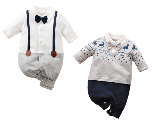 Baby Romper Gift Set Baby boy Gentleman suits -2