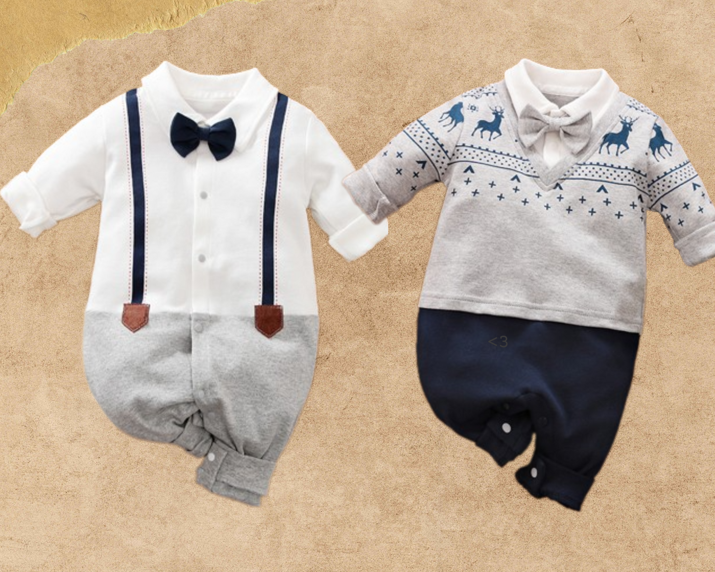 Baby Romper Gift Set Baby boy Gentleman suits -2